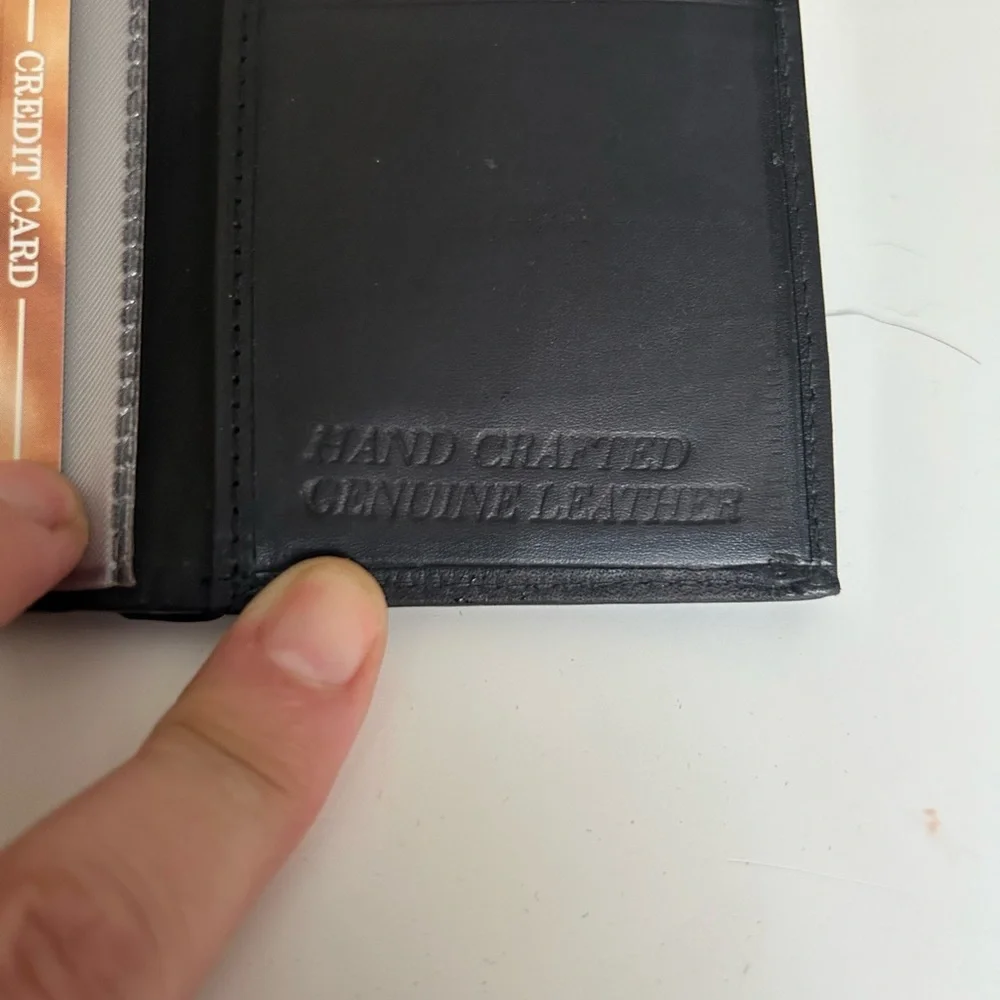 Men's Black Leather Wallet